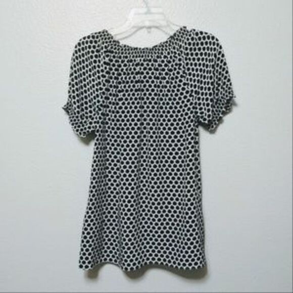 JOIE Medallion Print 100% Silk Tassel Top S - Picture 6 of 9